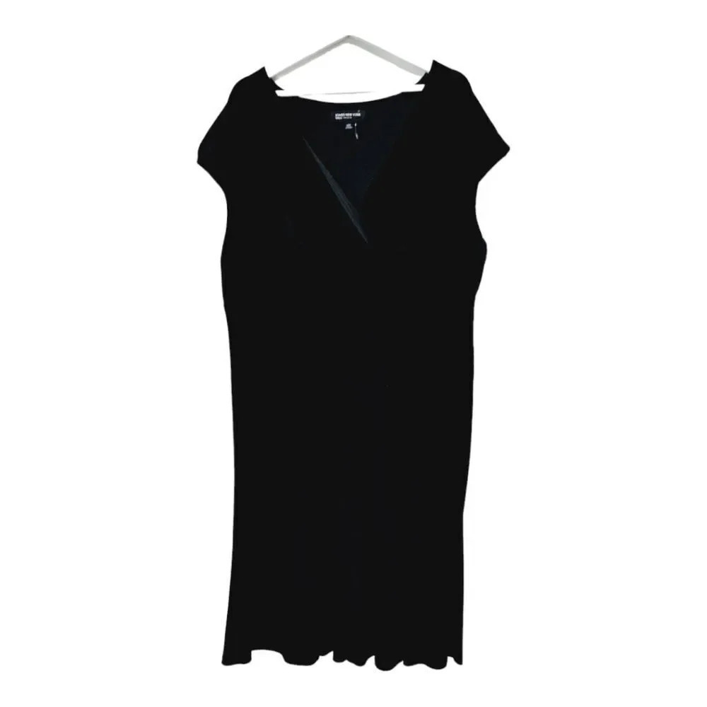 Jones New York 22w NWOT fit and flare wrap bodice knee length dress